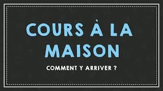 miniature de le video TRAVAILLER SES COURS A LA MAISON